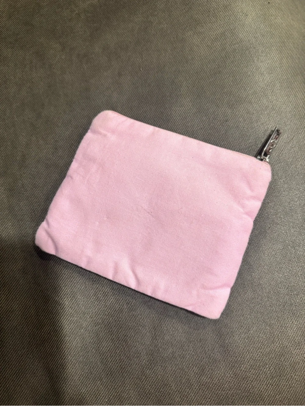Beaded Cherry Zip Wallet - Pink